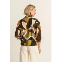 Expresso Blouse Mid Brown Olive